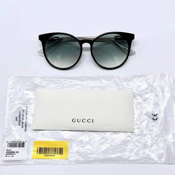 NEW GUCCI GG0488SA 004 CAT EYE SUNGLASSES GUCCI - Picture 6 of 11